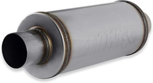 Flowmaster 72619 FlowFX Muffler 3" Inlet/Outlet - 6" Round Body - Moderate Sound 409 Stainless Steel in Saudi Arabia