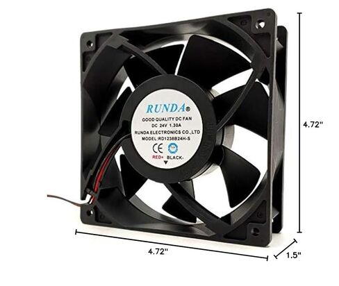 RD1238B24H-S RUNDA 24V 120mm Fan 24V 1.5A 12038 Inverter Cooling Fan in Saudi Arabia