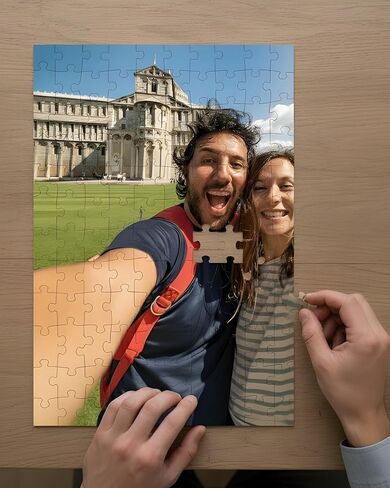 Custom Photo Puzzle - Personalized Jigsaw Puzzle with Your Own Image (120 Pieces) (8x11 inches) in Saudi Arabia