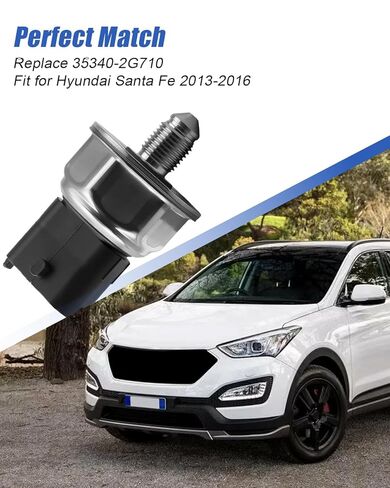 Fuel Pressure Sensor Switch 35340-2G710 55PP41-01 Fit for 2013-2016 Hyundai Santa Fe 2013-2016 Sonata 2011-2014 Tucson 2013-2015 Kia Optima 2011-2015 Sorento 2012-2015 Sportage 2011-2016 in Saudi Arabia