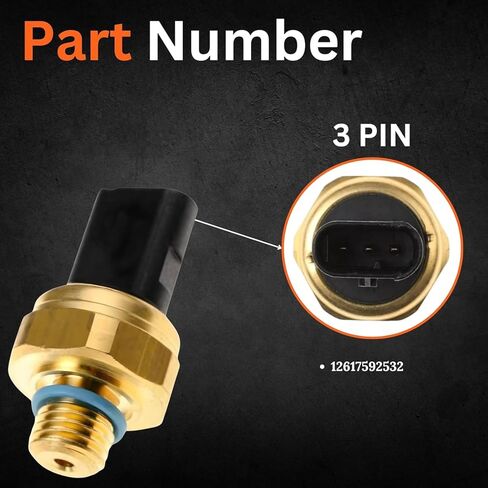 Oil Pressure Sensor Compatible with BMW 325i 328i 330i 335i 435i 535i 640i 740i X3 X5 M4 Z4 Mini Cooper Replace 12617592532 in Saudi Arabia