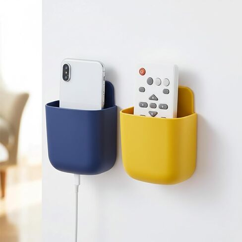 2 Pcs Remote Control Supplies Organizers,Adhesive TV Controller Wall Mount Remote Holder for Bedroom Office in Saudi Arabia