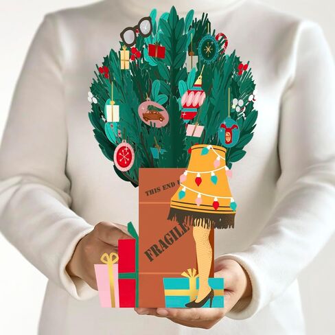 Lovepop Cheerful Christmas Holiday Box Set (Assorted 12-Pack) Pop-Up Card for Her and Him - 3D Holidays Greeting Cards for Men, Women - 4.5" x 5.9" Paperpop Card - 12 Envelopes Included in Saudi Arabia