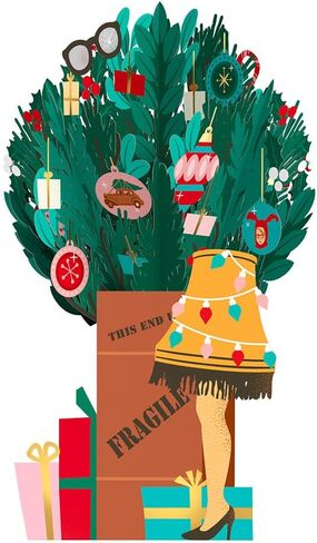 Lovepop Cheerful Christmas Holiday Box Set (Assorted 12-Pack) Pop-Up Card for Her and Him - 3D Holidays Greeting Cards for Men, Women - 4.5" x 5.9" Paperpop Card - 12 Envelopes Included in Saudi Arabia