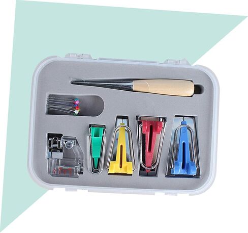 ARTIBETTER Sewing Machine Tool Kit Quilting Bias Tape Makers 4 Adjustable Bias Binder Foot in Saudi Arabia