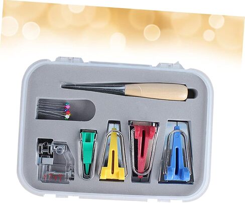 ARTIBETTER Sewing Machine Tool Kit Quilting Bias Tape Makers 4 Adjustable Bias Binder Foot in Saudi Arabia