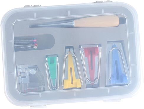 ARTIBETTER Sewing Machine Tool Kit Quilting Bias Tape Makers 4 Adjustable Bias Binder Foot in Saudi Arabia