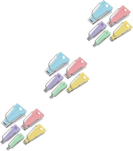 Veemoon 15pcs Bias Tape Maker Kit for Sewing and Quilting Professional Tool Crafting Multi Binding and Edging Convenient and Quilting Accessories in Saudi Arabia
