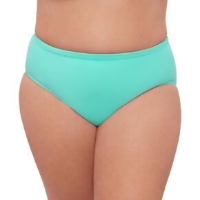 Aqua Green Women's Standard Mid Rise Brief
