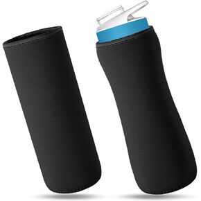 PEUTIER 2pcs Sleeve for Cirkul Water Bottle, 22oz Water Bottle Sleeve for Cirkul Plastic & Stainless Steel Bottle Neoprene Insulated Water Bottle Cover for Retaining Temperature