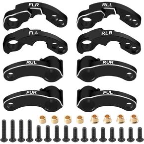RC Shock Flex Blades Aluminum Alloy Shock Mount Adjustable Shock Bracket for TRX4M 1/18 RC Crawler Upgrade