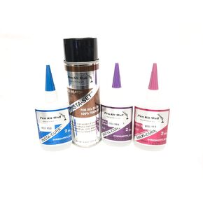 Large BSI CA Glue 4 Piece Starter Kit INSTA CURE INSTA CURE+ MAXI CURE INSTA SET CA GLUE WITH ACTIVATOR