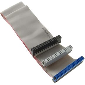 كابلات على الإنترنت، كابل شريطي 18 بوصة 40 سنًا/80 سلكًا Ultra ATA 2-Drive 3-Connectors IDE Ribbon Cable، FI-U01 in Kuwait
