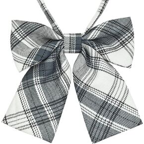 Pre-Tied Japanese School Girl Uniform Bow Ties, Office Lady Uniform Bowtie/Women kawaii Neck Tie for Cosplay WBT6