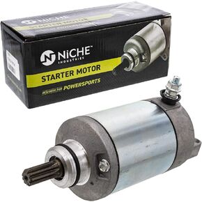 NICHE Starter Motor for Kawasaki KFX400 Suzuki DRZ400 Quadsport Z400 DRZ400E Arctic Cat 400 DVX 21163-S004 31100-29F00