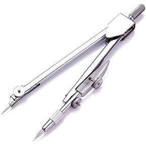 WOIWO Compass, Student Metal Standard General Compasses Engineering Drawing And Drawing Pencil Pencil Learning Stationery.
