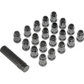 Dorman 711-656 Black Chrome Spline Drive Lock Set M14-1.50 Compatible with Select Models, 20 Pack