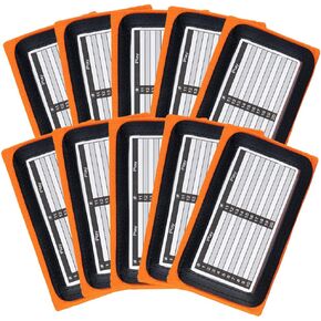 Youth Wrist Coach (10 Pack)- Triple Windows Playbook QB Wristband - Great for Football Plays, Baseball Calls All Sports in Kuwait