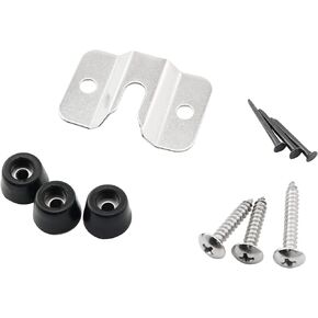 Dartboard Mounting Bracket RLECS 1 Set Cold Rolled Steel Dartboard Mounting Wall Bracke Hardware Kit for Hanging Dartboard