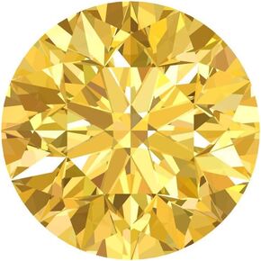 0.25 to 3 ct Round Cut VVS1 Natural Yellow Citrine November Birthstone