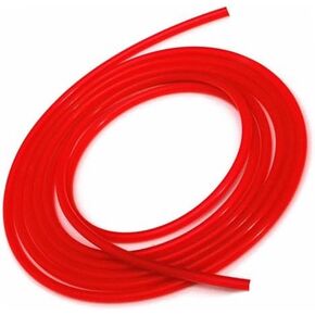 Upgr8 Universal Inner Diameter High Performance 5 Feet Length Silicone Vacuum Hose Line (8MM(5/16 Inch), Red)