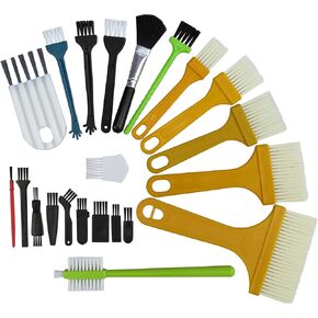 CRAFNEW Small Cleaning Brush,Electronics Brush for Cleaning Computer Keyboards,Laptop,Sewing Machine,Cleaning Brush Kit (Set of 22)