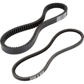 10L0L Clutch Drive Belt & Starter Generator Belt Kit for EZGO TXT, Medalist, Workhorse 1994-up Golf Cart with 295/350cc Robin Engines, OEM 72054G01 72024G01 72025G01 26414G01 630587