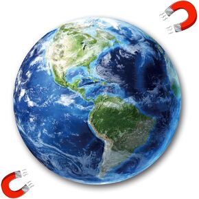 ملصق مغناطيس الأرض، مستدير 5 بوصة، مغناطيس سيارات شديد التحمل للسيارة والشاحنات وسيارات الدفع الرباعي والثلاجة، أحب منزلنا الأرضي in Kuwait