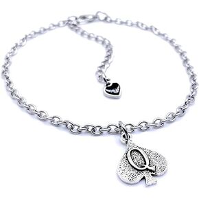 QoS QUEEN OF SPADES Anklet Bracelet Jewelry for Women