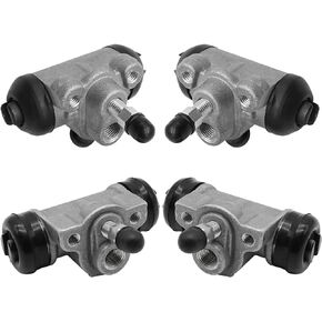 Front Rear Brake Wheel Cylinders All 4 Fit for Kawasaki KAF300 Mule 500 520 550 1991-2004, OEM# 43092-1057 43092-1058