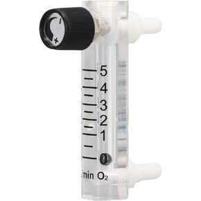 FTVOGUE Panel TypeFlow Meter, Adjustable Knob Water Flow Meter with Scales, 0-5LPM, Liquid And Mass Flow Meters