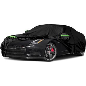 Waterproof Car Covers Replace for 2016-2024 Jaguar F-PACE, 6 Layers All Weather Custom-fit Car Cover with Zipper Door & Windproof Bands for Snow Rain Dust Hail Protection (F-PACE)
