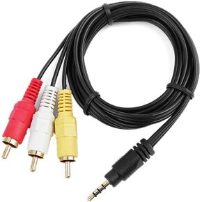 AV A/V TV Cable Cord Lead for Sony CCD-TRV68 CCD-TV98 CCD-TRV108 e CCD-TRV218 e