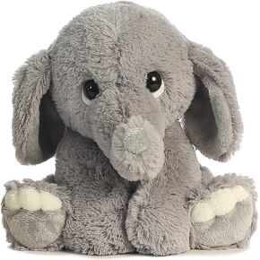 حيوان محشو للأطفال من Aurora® Playful Lil Benny Phant™ - لعبة ناعمة ومحبوبة - لعب خيالي - أزرق 10 بوصات