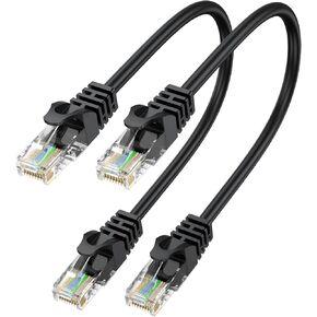 Cat6 Ethernet Cable 1FT 2-Pack, Short Patch Cable 1 Foot Cord in Saudi Arabia
