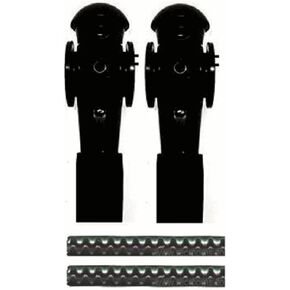 Tornado 2 Black Foosball Men Counter Balanced Pin