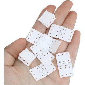 LUORNG 24PCS 16x29 mm Pinned Nylon Hinges RC Airplane Plane Parts Replacement Aircraft Fixed Wing Model