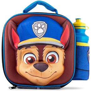 Paw Patrol Chase 3D Thermal Lunch Bag and 500ml Bottle Set