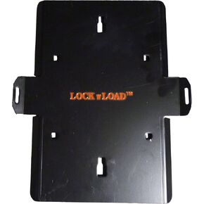 Lock 'N Load (BK100-1 Black Wheel Chock Mounting Baseplate