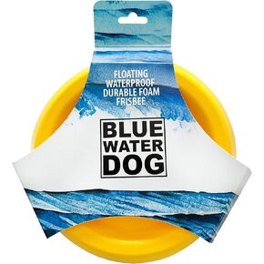 Frisbee, Floating, Waterproof, Lightweight, Durable Foam, Aerodynamic Disc for Medium and Large Breed Dogs - Frisbee for Fetch, Catch, Dock Diving, Play, 8.5" (Ocean Blue)