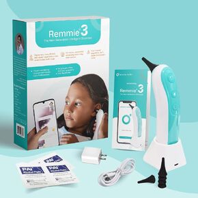 Wireless Otoscope Ear Camera - Remmie 3 The Next Generation FDA-Registered Intelligent Otoscope with Light Camera