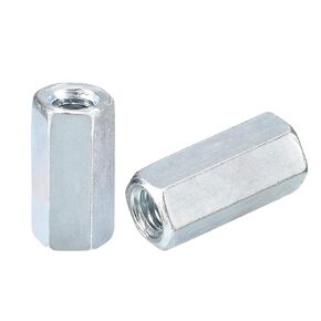 uxcell 20pcs M5x8x25mm Coupling Nuts - Galvanized Carbon Steel Hex Threaded Rod Coupler for Furniture, Electronic, Industrial