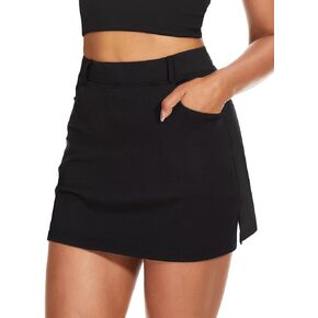TZLDN Women's Tennis Skirt with Shorts Pockets Athletic Golf Skirt High Waisted Casual Workout Skorts Skirts in Kuwait