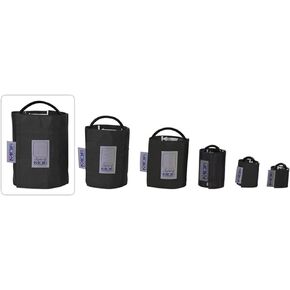 MDF Instruments Latex-Free Thigh Replacement Blood Pressure Monitor Cuff - Single Tube - Black (MDF2090471-11)