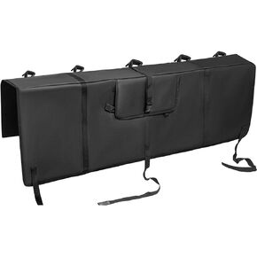 Tailgate Bike Pad, Tailgate Pad for Mountain Bike, Truck Bed Bike Pad, Bicycle Tailgate Protector, Tailgate Bike Carrier Pad Holds Up to 5 Bikes, with 2 Tool Pockets