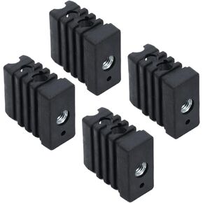 G408-0036-W1 قطع غيار مقبس العجلات لأداء Charbroil 463342119 463243518 463245917 أجزاء الشواية Kenmore مستطيلة العجلات إدراج مقبس عجلات الشواية أجزاء 7/16 "(غير مقبول 1/2") in Kuwait