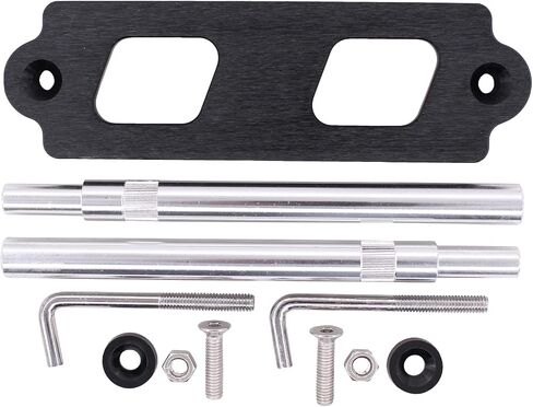 XtremeAmazing بطارية السيارة التعادل عقد أسفل قضيب قوس مع علبة السنانير عدة الألومنيوم الأسود Honda Civic / CRX 1988-2000 Civic 2006-2015 S2000 2000-2008 لـ Acura Integra 1990-2001 لـ Acura RSX 2002-2006 in Kuwait