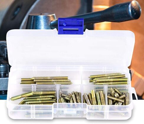 Hanger Bolt, M4 Dowel Screw Woodworking Furniture Connector Double Ended Screw 110-Piece in Saudi Arabia