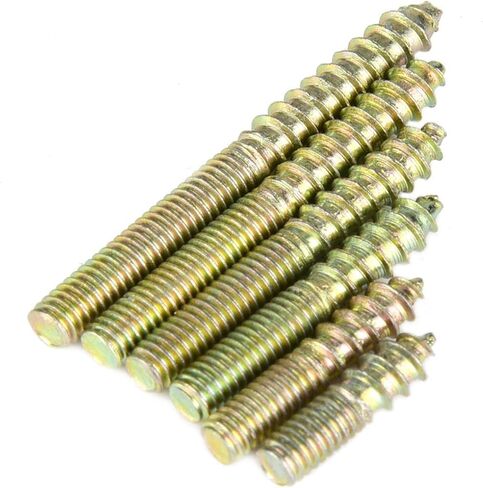 Hanger Bolt, M4 Dowel Screw Woodworking Furniture Connector Double Ended Screw 110-Piece in Saudi Arabia