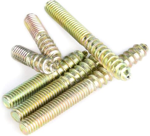 Hanger Bolt, M4 Dowel Screw Woodworking Furniture Connector Double Ended Screw 110-Piece in Saudi Arabia